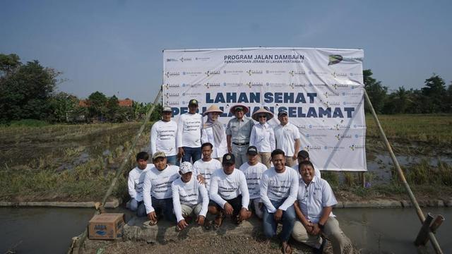 PT Pupuk Indonesia (Persero) menggandeng PT Jasa Raharja dalam melakukan sosialisasi optimalisasi pemanfaatan limbah pertanian