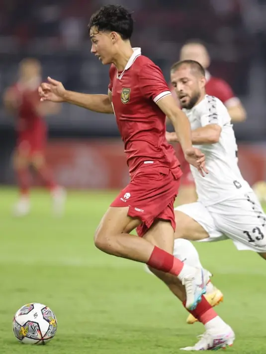<p>Tim asuhan Shin Tae-yong berhasil mencatatkan 58% ball possession. (Foto:Dok PSSI)</p>
