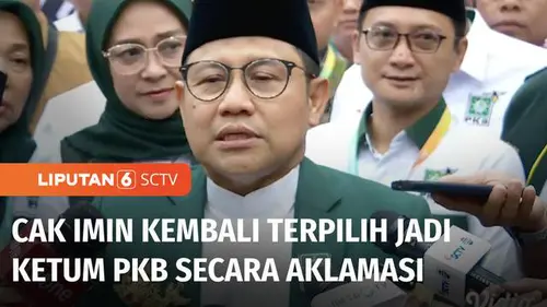 VIDEO: Terpilih Lagi Jadi Ketum, Cak Imin Ingin PKB Independen dari PBNU