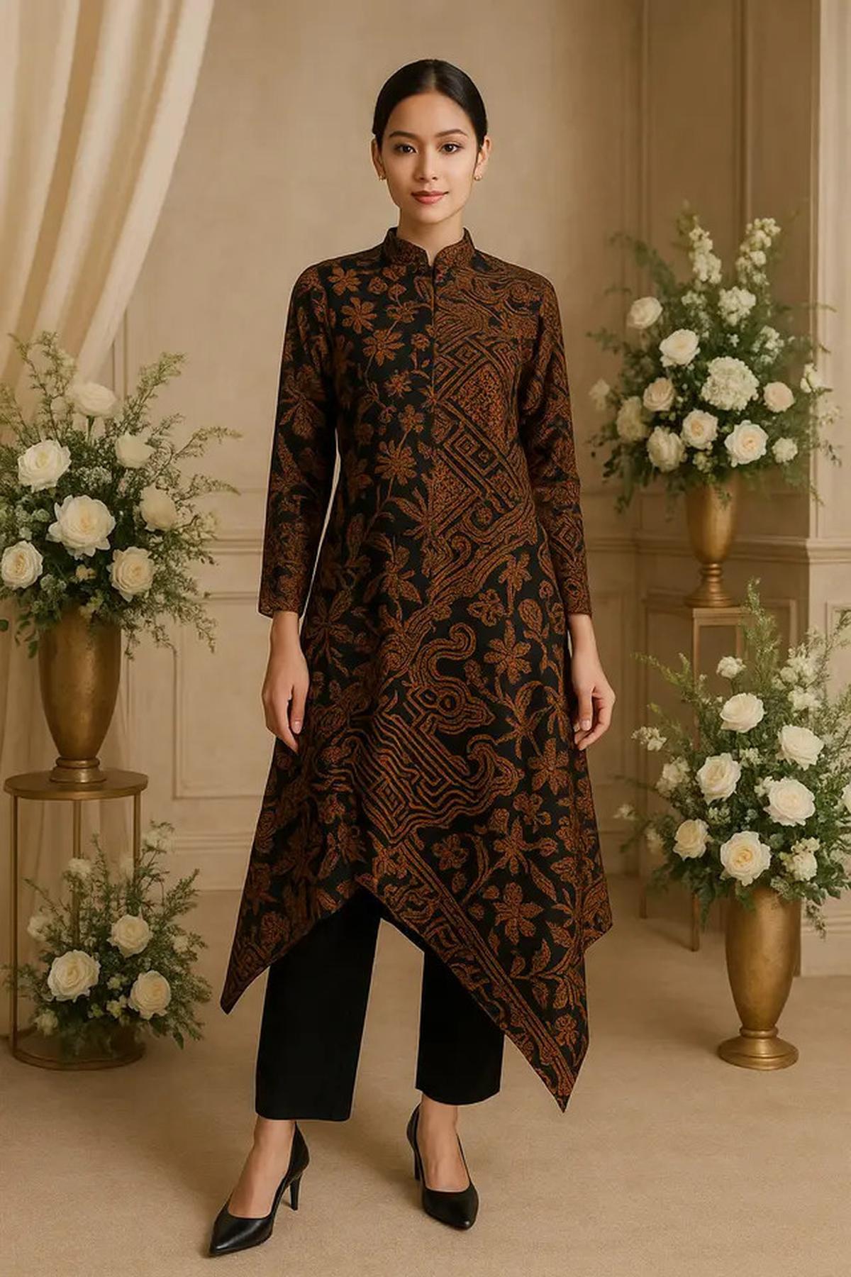 7 Model Tunik Batik untuk Pesta 2025, Gaya Kekinian untuk Wanita Modern