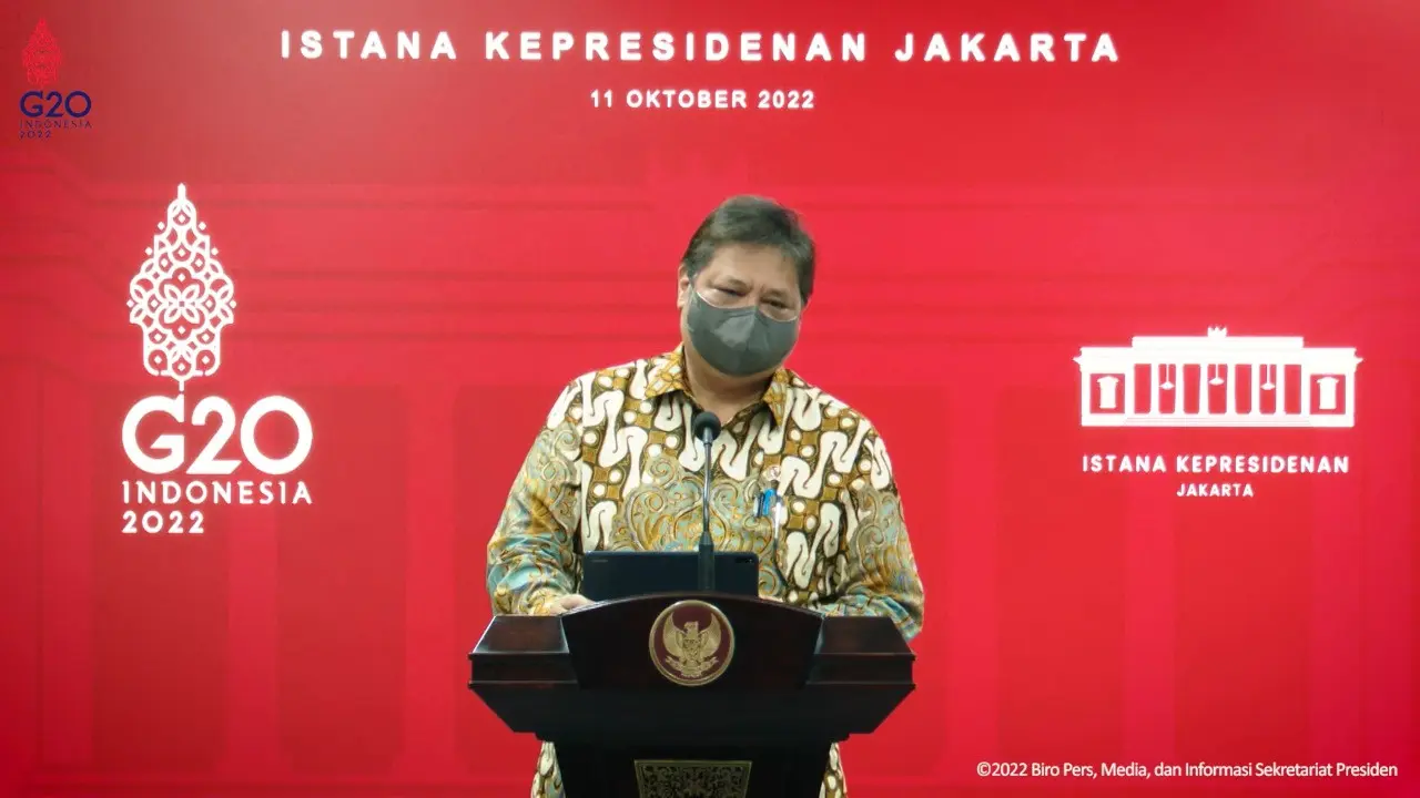 Menteri Koordinator bidang perekonomian Airlangga Hartarto mengungkapkan, update kondisi Covid-19.