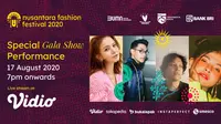 Special Gala Show Performance Nusantara Fashion Festival 2020. (Sumber: Vidio)