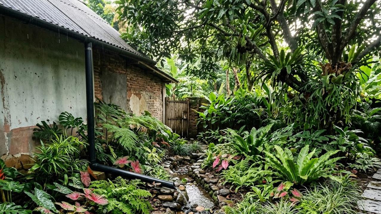Taman Hujan Teduh di Sudut Halaman