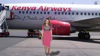 Baru-baru ini seorang perempuan asal Kenya melakukan hal unik agar ia bisa mewujudkan keinginannya untuk mengunjungi Tiongkok. 