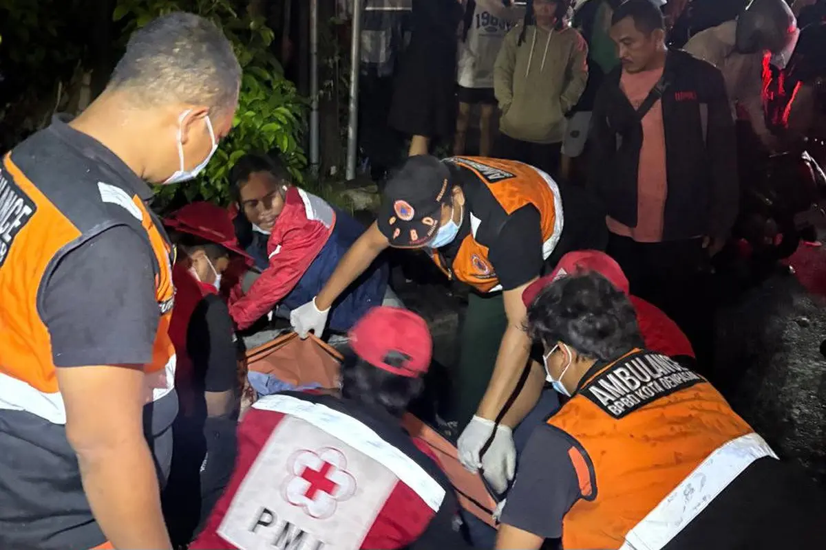 Kecelakaan maut bule Inggris di Bali
