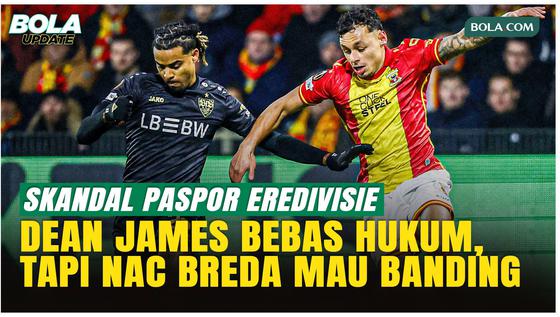 NAC Breda Tak Terima Dean James Bebas Hukuman, Siap Banding ke KNVB!