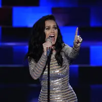 Demi mendukung calon Presiden Amerika Serikat, penyanyi yang biasa tampil seksi akan berjuang habis-habisan. Bahkan demi perubahan dunia, ia akan datang ke bilik suara pemilihan tanpa mengenakan busana. (AFP/Bintang.com)