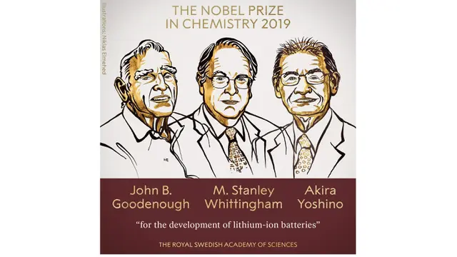 Ilustrasi peraih Nobel di Bidang Kimia 2019