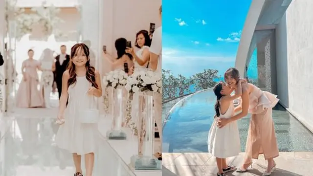 Outfit Kondangan Gaya Feminin Klasik Ala Gempita Nora Marten (Foto: Instagram.com @gisel_la)