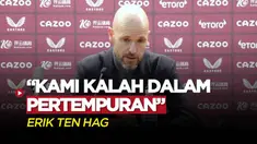 Berita Video, Komentar Erik ten Hag Usai MU Telan Kekalahan dari Aston Villa pada Minggu (6/11/2022)