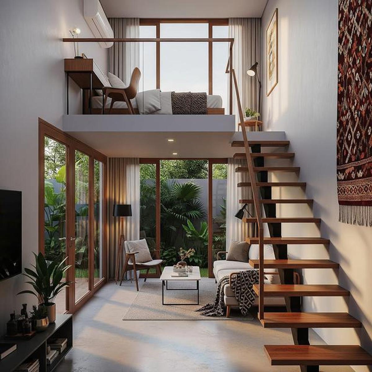 9 Inspirasi Rumah Mezzanine: Solusi Hunian Lahan Terbatas agar Terlihat Lebih Luas, Fungsional dan Modern