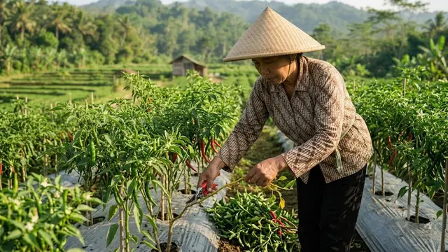 Cara Membuat Cabai Tetap Produktif Meski Sudah Berbuah Berkali-kali