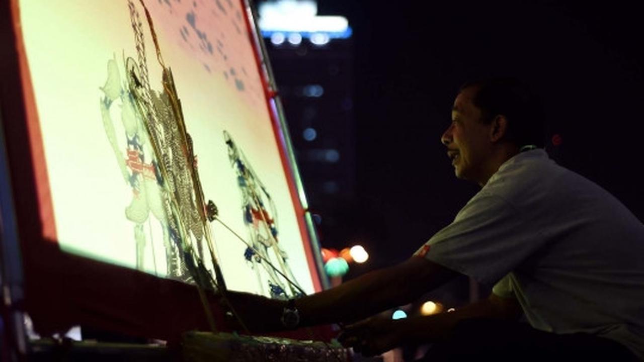 Intip dalang Malaysia gelar pertunjukan wayang Star Wars
