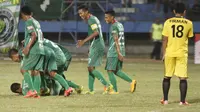 Persatu Tuban berhasil mengalahkan Persebo Jaya Bondowoso dengan skor telak 3-0 di Piala Kemerdekaan. (Bola.com/Robby Firly)