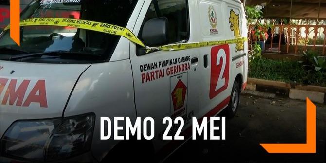 VIDEO: Puluhan Terduga Provokator dan Ambulans Partai Ditangkap