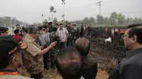 Jika masih ada yang coba-coba membakar lahan atau hutan, SBY perintahkan untuk menangkapnya (Rumgapres/Abror Rizki).