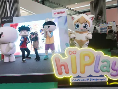 Sejumlah karakter dan cerita seperti Si Juki, Bona & Friends, Fun Cican, Hai Dudu, Milk & Mocha Bear, Dino Island, dan Legenda Panji dihadirkan melalui pengalaman interaktif. Kehadiran playground ini menjadi bagian dari upaya menghubungkan kreativitas dengan peluang bisnis di industri kreatif. (KLY/Budy Santoso)
