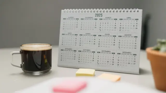Ilustrasi kalender 2025