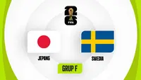 Timnas Jepang Vs Timnas Swedia di Piala Dunia 2026. (Bola.com/Dok.KLY Multimedia).