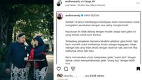 Andhara Early Umumkan Perceraian Lewat Video Instagram, Akhiri 14 Tahun Pernikahan dengan Damai