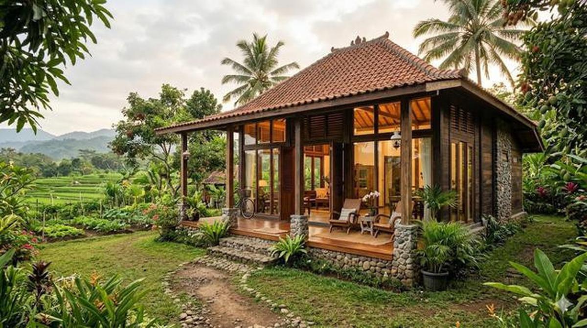 7 Desain Rumah yang Cocok dengan Lingkungan Pedesaan, Nyaman dan Menyatu dengan Alam
