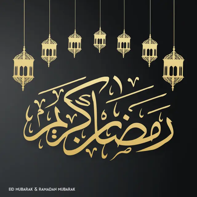 Kaligrafi Ramadhan Kareem (Foto by ibrandify Freepik)