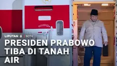 Usai memenuhi undangan Presiden Putin di Vladivostok, Rusia, Presiden Prabowo tiba di Indonesia, Jumat dini hari.