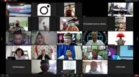 Menpora pada acara webinar yang diselenggarakan oleh Asosiasi Dinas Kesehatan Seluruh Indonesia (Adinkes), melalui Zoom Meeting, Kamis (16/7) pagi.