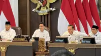 Presiden Prabowo Subianto menggelar sidang kabinet paripurna ke-8 bersama jajaran menteri dan kepala badan di Kantor Presiden Jakarta, Rabu (6/8/2025).&nbsp;(Foto:Liputan6.com/Lizsa Egeham).