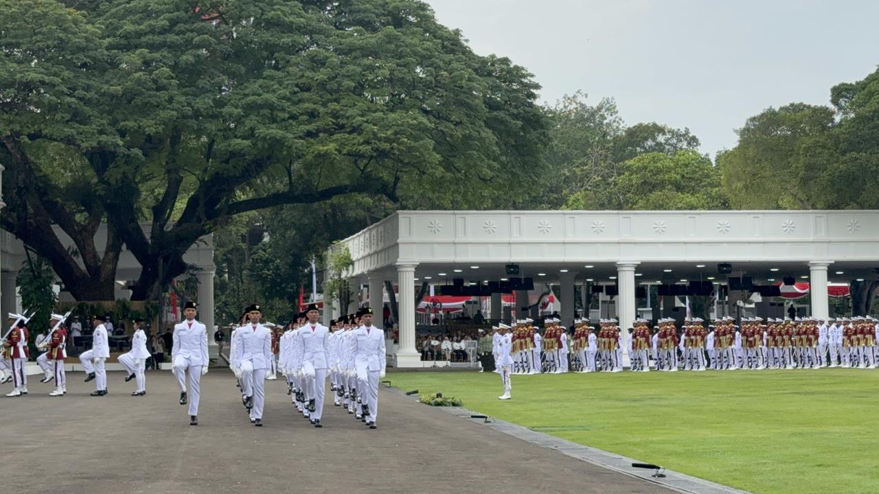 76 Paskibraka Nasional 2025 Siap Kibarkan Merah Putih saat Upacara HUT ke-80 RI di Istana, Ini Daftarnya