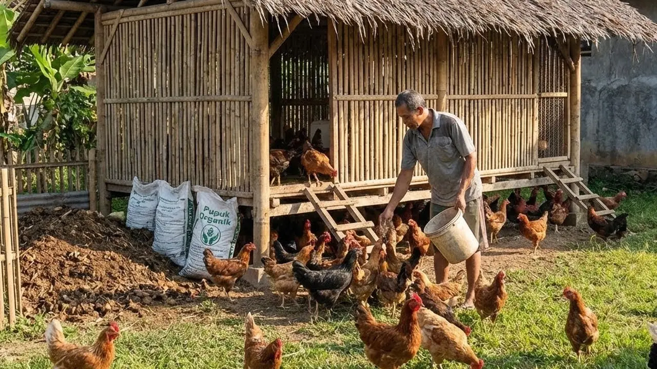 Ternak Ayam Kampung di Lahan 100 Meter Persegi