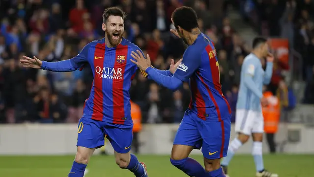 Permalukan Celta Vigo, Barcelona Pimpin Klasemen