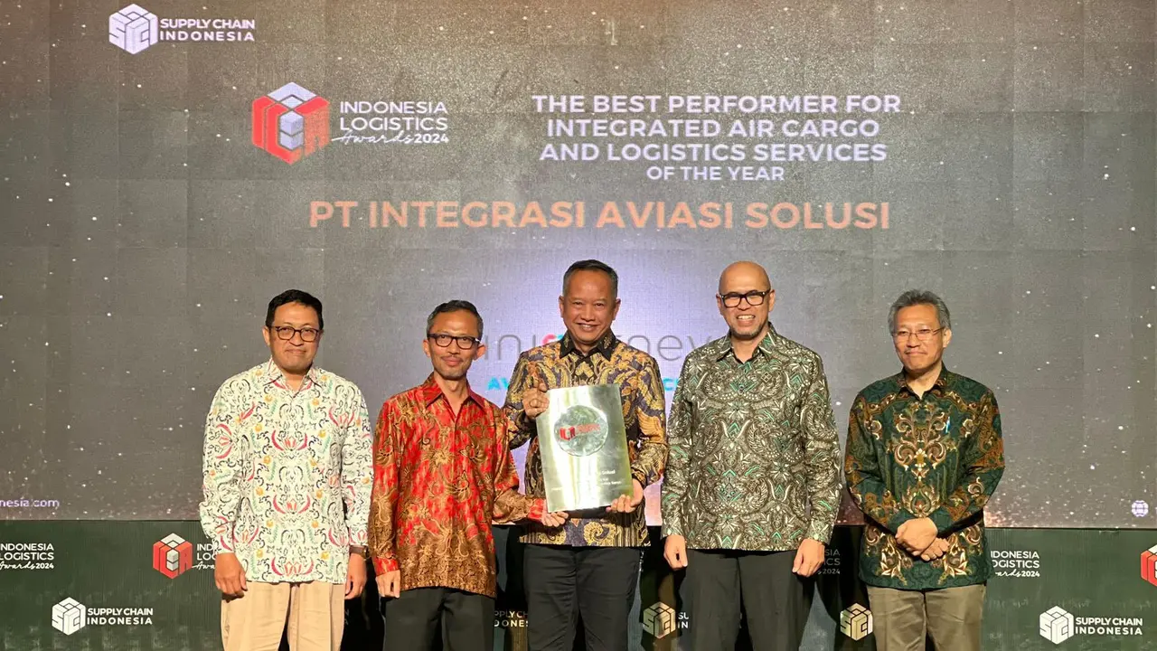 InJourney Aviation Services (IAS) meraih penghargaan “The Best Performer for Integrated Air Cargo and Logistics Services of the Year”