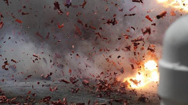 ilustrasi ledakan bom.