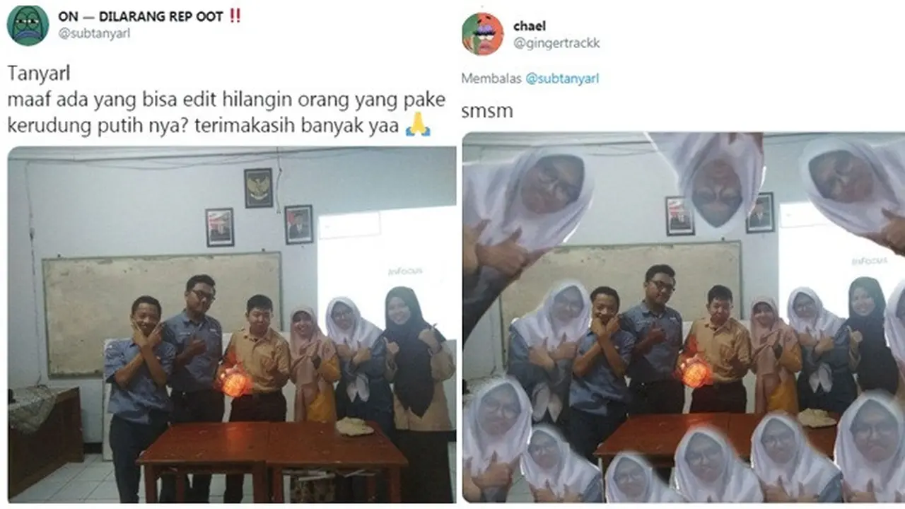 Minta Temannya Dihilangkan, 7 Hasil Editan Foto Ala Netizen Ini Kocak Abis
