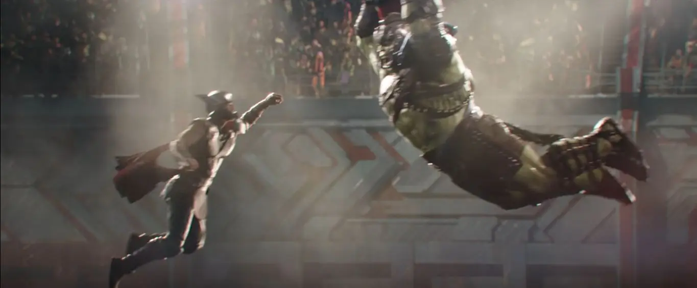 Hulk dan Thor di film Thor: Ragnarok. (Marvel Studios)