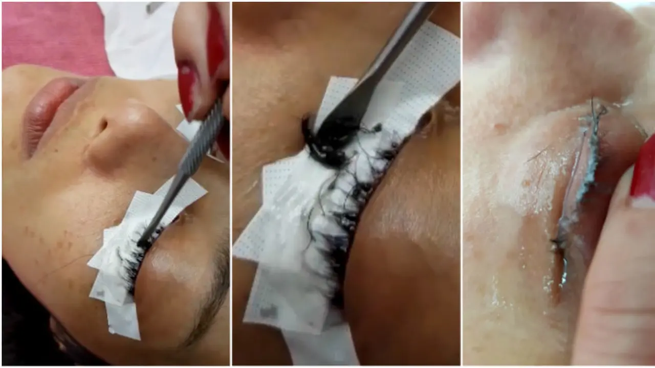 Bikin Merinding, Salon Extension Bulu Mata Pakai Lem Super Pelanggannya