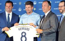 Steven Gerrard pamer jersey LA Galaxy