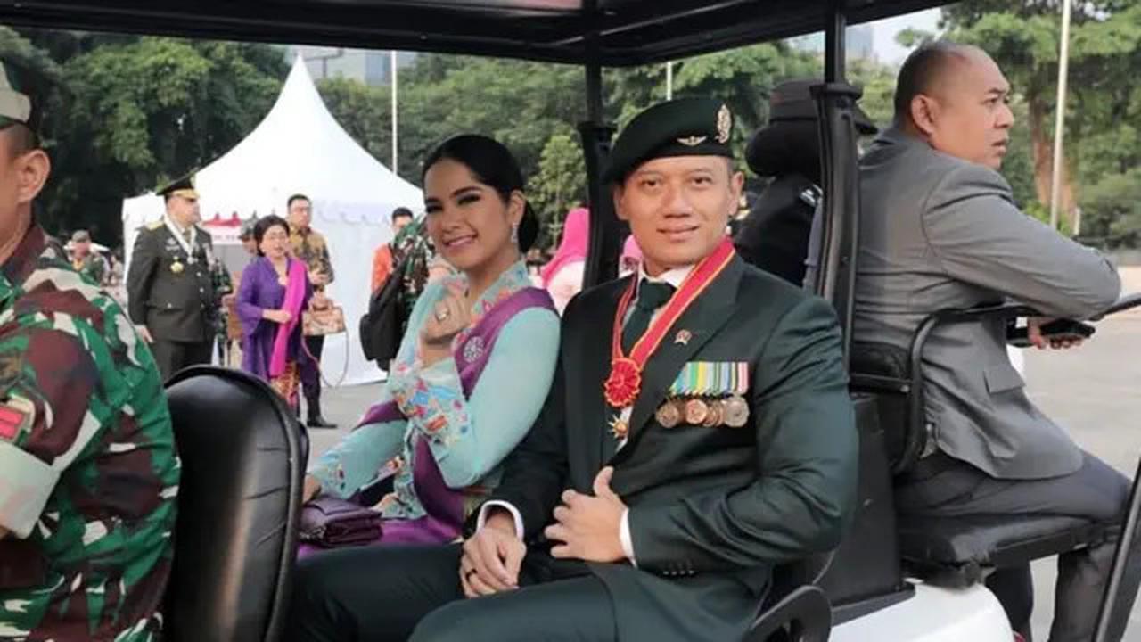 6 Potret Memukau Annisa Pohan Berkebaya di HUT TNI ke-79, Setia Dampingi Suami