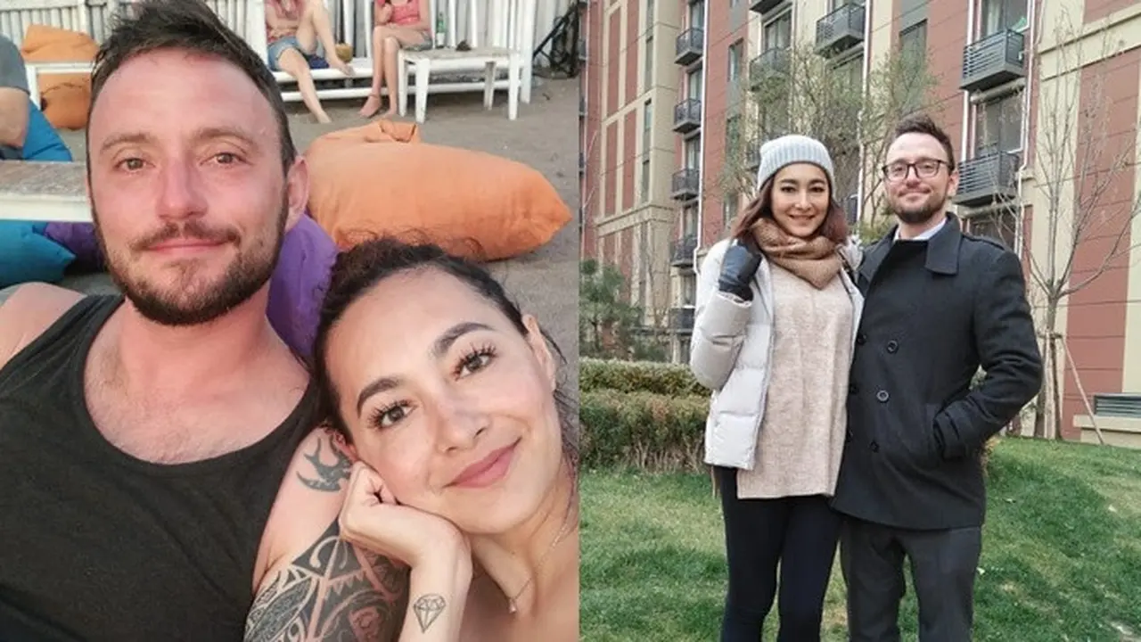 6 Momen Kebersamaan Dewi Rezer dan Kekasih Asal Kanada