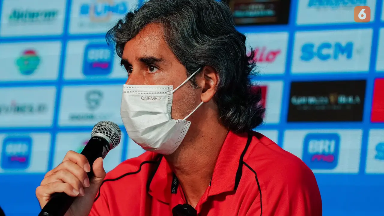 Stefano Cuggura atau Teco Sebelum Laga Lawan Persik Kediri