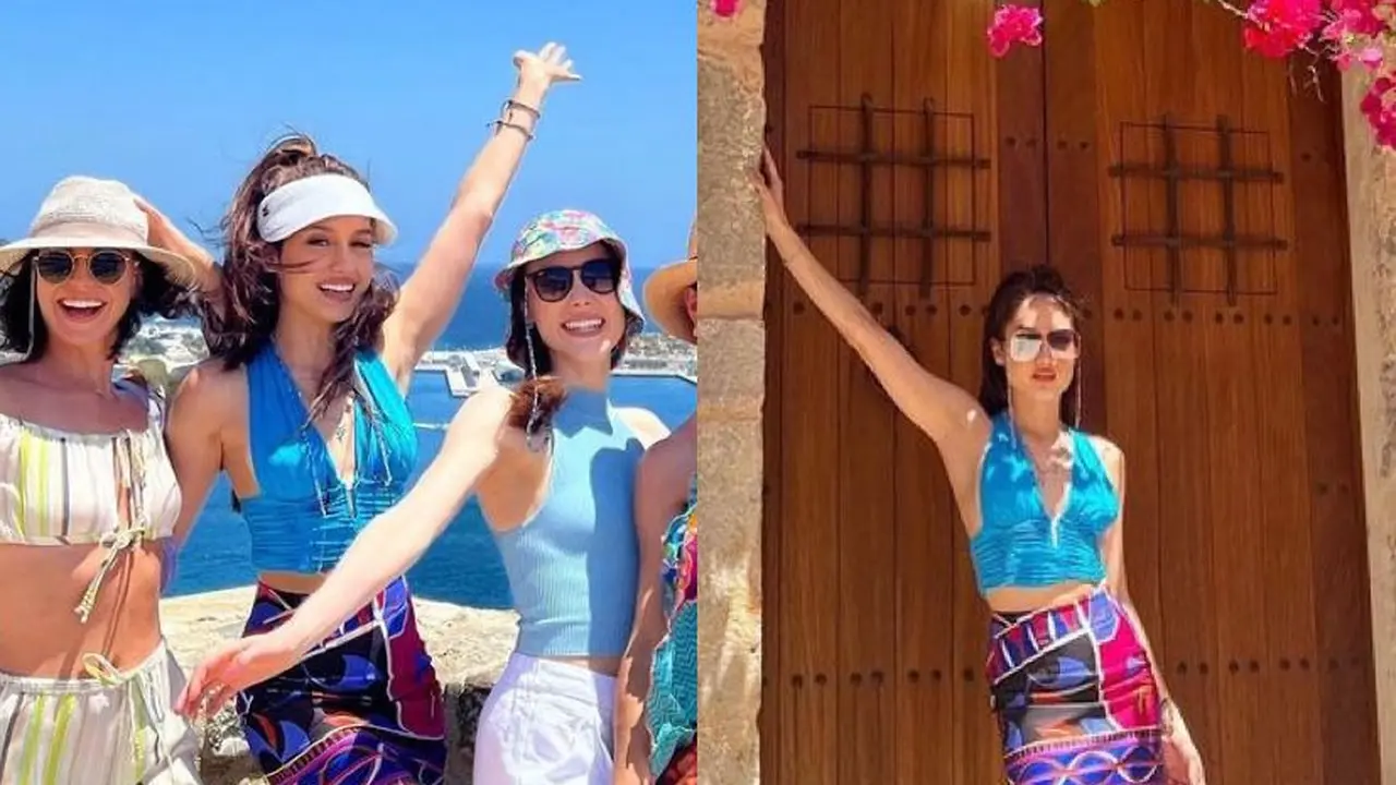 7 Potret OOTD Summer Cinta Laura saat Liburan di Spanyol, Tampil Stunning bak Barbie di Dunia Nyata