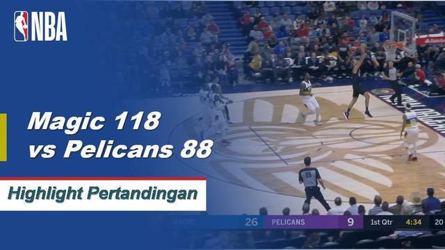 Nikola Vucevic, Evan Fournier, Aaron Gordon and Jonathan Isaac mencetak skor 20+ poin membawa Magic menang 4 kali beruntun