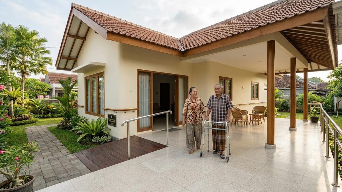 12 Model Rumah Lansia Tanpa Tangga dan Minim Sudut Tajam, Aman dan Nyaman