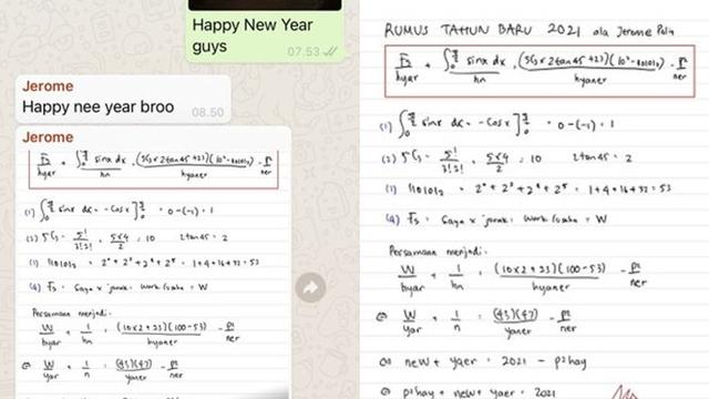 6 Chat Selamat Tahun Baru Ini Kocak, Bikin Ngakak