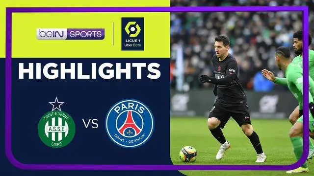 VIDEO: Lionel Messi Hattrick Assist Saat PSG Kalahkan St. Etienne