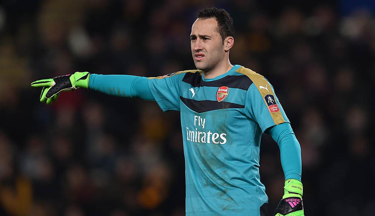 4. David Ospina, sama seperti Szczesny, kiper asal Kolombia ini sepertinya ingin segera angkat kaki dari London karena hanya jadi pelapis kiper utama, Petr Cech. (AFP/Paul Ellis)