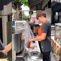 Lama tak terlihat di layar kaca, Sidik Eduard banting stir jadi penjual cilok di pinggir jalan kawasan Depok, Jawa Barat. Sebelumnya, artis berdarah Belanda- Jawa ini telah terlibat di puluhan judul film televisi dan sinetron. Berikut beberapa potretnya. [TikTok/dheeduard]