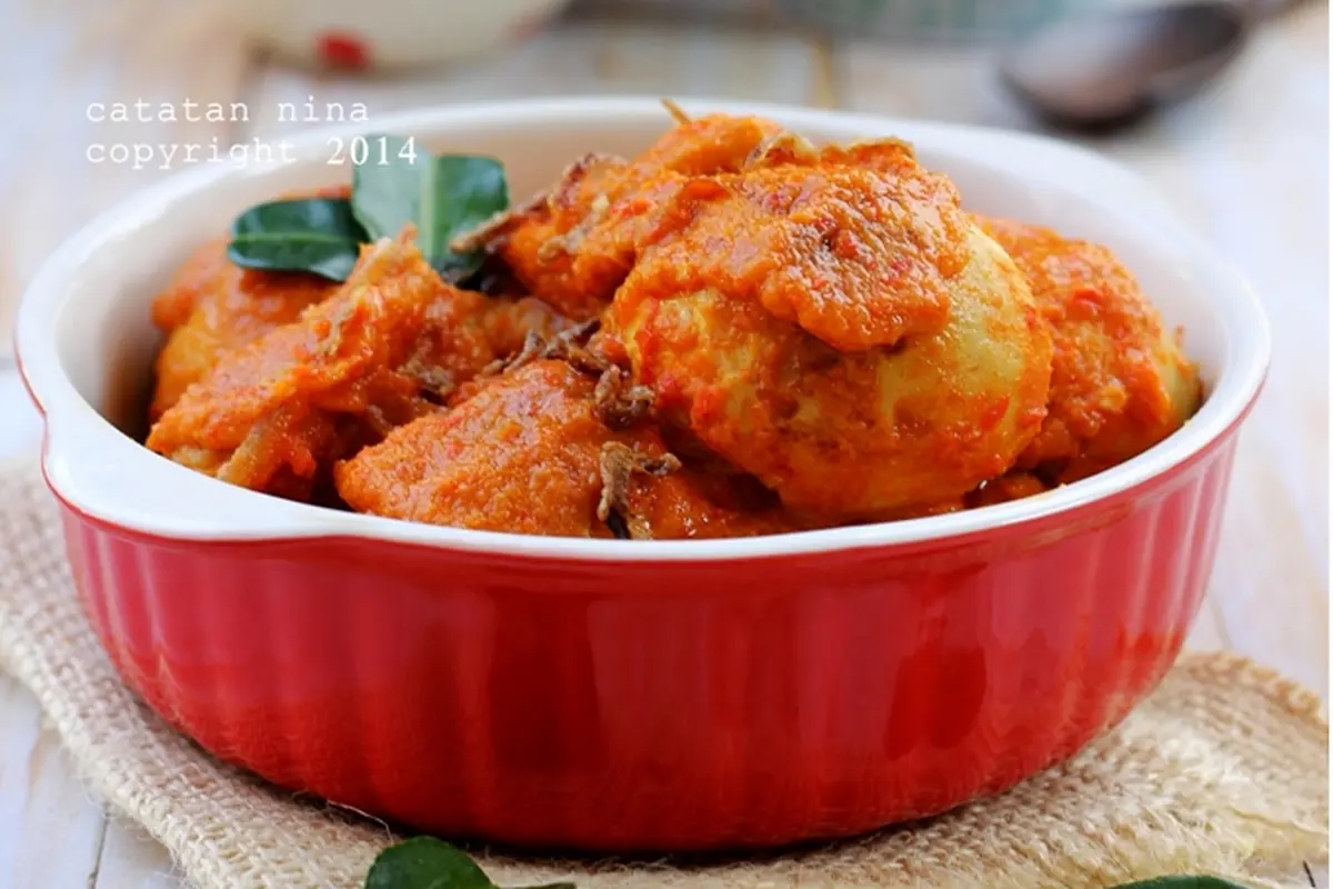 Menu Maksi: Telur dan Tahu Bumbu Bali