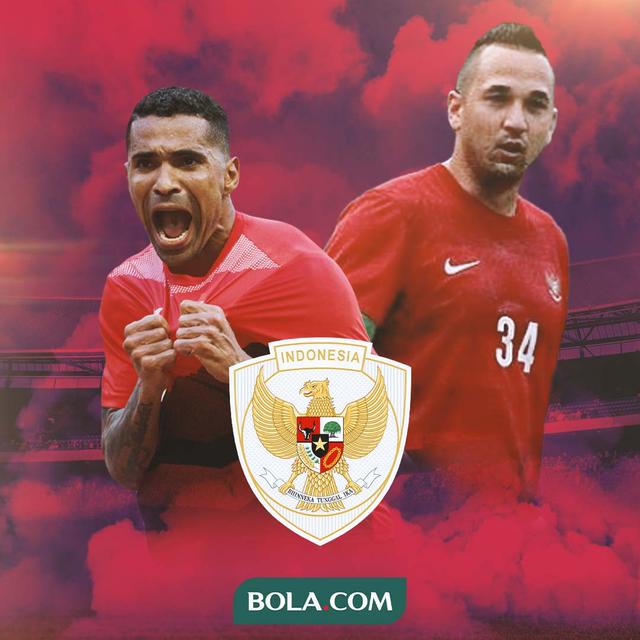 Timnas Indonesia - Alberto Goncalves dan Jhonny van Beukering